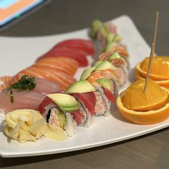 Ugly Roll Sushi - a variety of sushi on a plate - Japanese Near Me - Los Angeles, California Ugly Roll Sushi - a variety of sushi on a plate - Japanese Near Me - Los Angeles, California