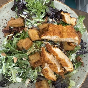 Millers All Day - Chicken and Waffles Salad - Breakfast & Brunch Near Me - Charleston, South Carolina Millers All Day - Chicken and Waffles Salad - Breakfast & Brunch Near Me - Charleston, South Carolina