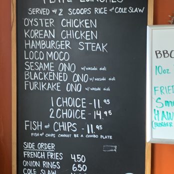 Ma'ona Lunch Counter - Menu - Burgers Near Me - Keaau, Hawaii