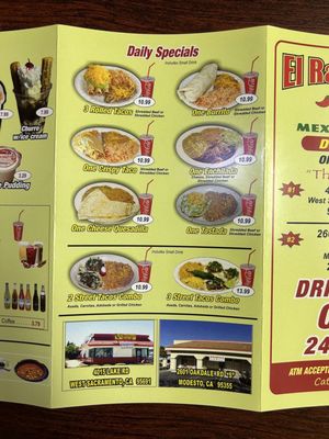 Menu photo 8 El Rancheros Mexican Food Modesto, CA Menu photo 8 El Rancheros Mexican Food Modesto, CA