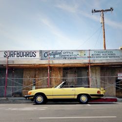 Cypress Autobody - Happy customer. 1976 Mercedes 450SL