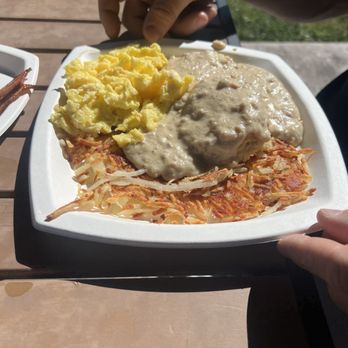 Tiny Timbers Coffee Bistro - Biscuits and gravy plate - Coffee & Tea Near Me - South Fork, Colorado