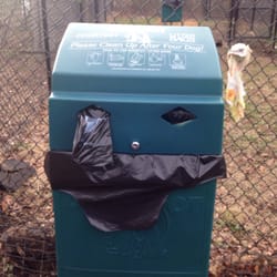 Trumbull Dog Park - Don't forget to pick up your pooch's poop!
