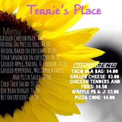 Terrie's Place - Terrie's Place Menu