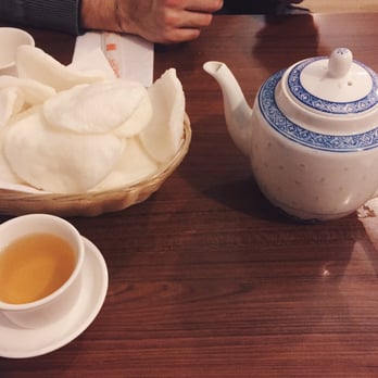 Asiama - Second prawn cracker box a Chinese tea hehe - Asian Fusion Near Me - Glasgow, GLG