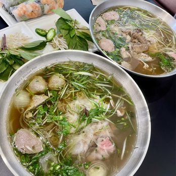 A Ma’s Kitchen & Pho - #7. A Ma's Favorite Pho (one no brisket) & spring rolls - Noodles Near Me - Chandler, Arizona A Ma’s Kitchen & Pho - #7. A Ma's Favorite Pho (one no brisket) & spring rolls - Noodles Near Me - Chandler, Arizona