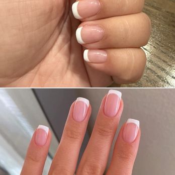 Angel Beauty Haus - This is was I wanted(bottom) I asked Hailey to keep the length and I asked for a square-round shape. I got a round shape instead. - Waxing Near Me - Dana Point, California