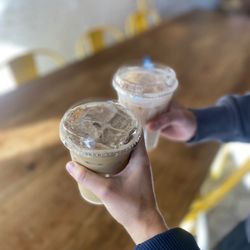 Fairgrounds Coffee and Tea - Vietnamese Cold Brew Elixir and Chai Tea Latte