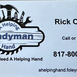 A Helping Hand Handyman - Business Card