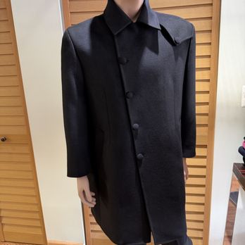 JD Design - Custom made black wool over coat. - Sewing & Alterations Near Me - Chicago, Illinois JD Design - Custom made black wool over coat. - Sewing & Alterations Near Me - Chicago, Illinois