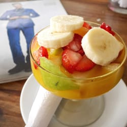 La Raquelita - El postre del menú: color y sabor.