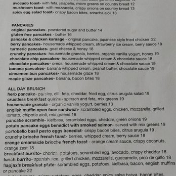 Flapjax - Menu (1) - New American Near Me - Santa Monica, California