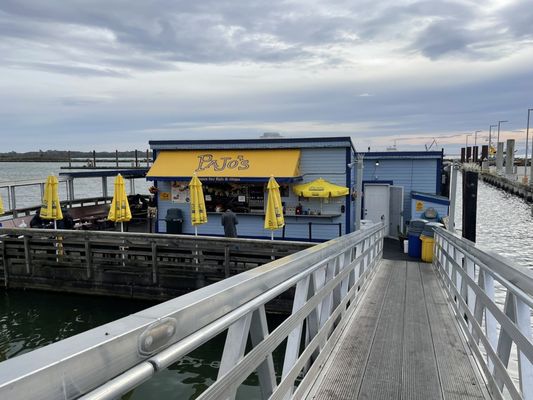 Pajo's Fish & Chips at Steveston Wharf by null