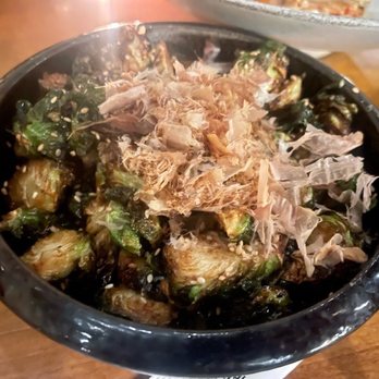 Roka Akor - Chicago - Brussel Crispy Brussels Sprouts, Wafu, Mustard, Bonito Flakes - Sushi Bars Near Me - Chicago, Illinois