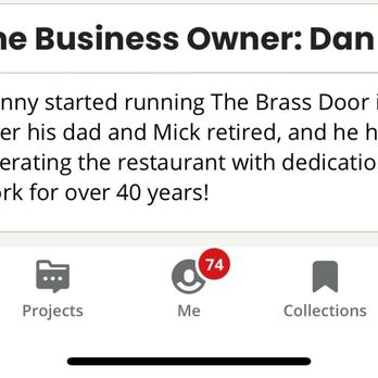 Brass Door - This is not the owner, he sold the place several years ago. - American Near Me - San Ramon, California