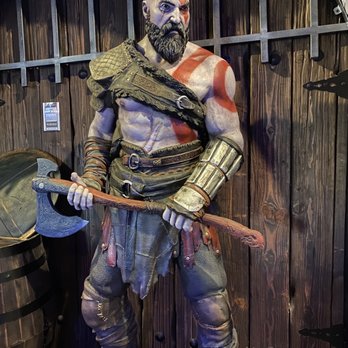 ComicX Restaurant Bar & Store - Kratos from God of War, a Sony branded video game. - American Near Me - Phoenix, Arizona