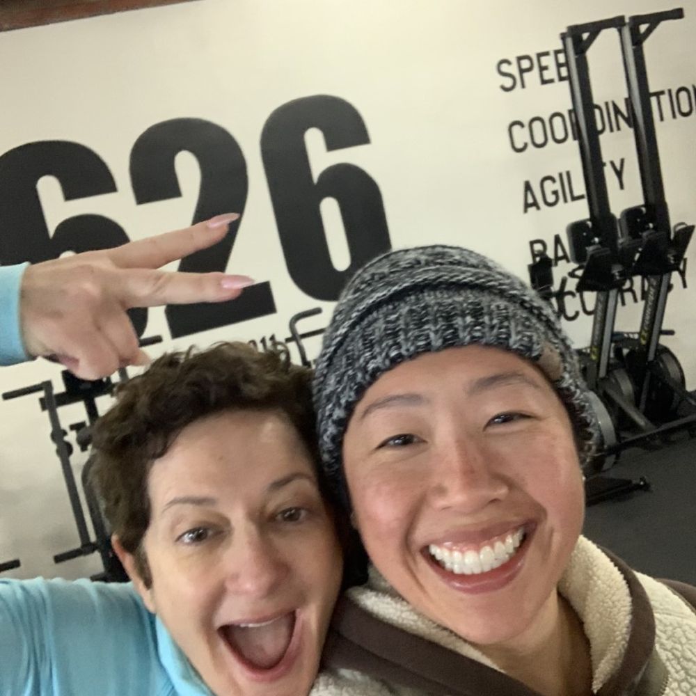 CrossFit 626 - Me with Coach Pam. I might have had too much caffeine. - Gyms Near Me - San Marino, California CrossFit 626 - Me with Coach Pam. I might have had too much caffeine. - Gyms Near Me - San Marino, California