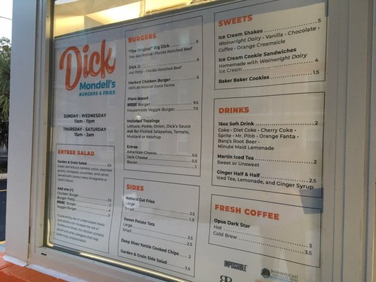 Menu photo 8 Dick Mondell's Gainesville, FL