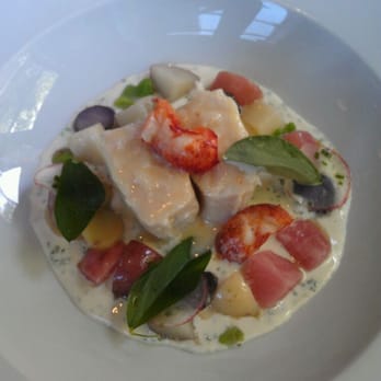 Bouchon - Sturgeon and lobster - French Near Me - Yountville, California