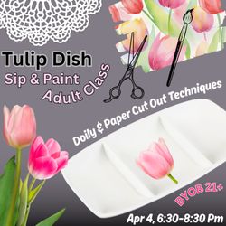 A Maze in Pottery - Sip and Paint Adult Class Apr 4th 6:30-8:30 PM
BYOB 21+