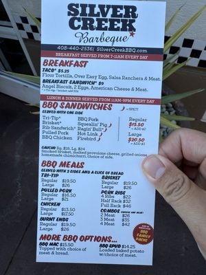 Menu photo 8 Silver Creek Barbeque San Jose, CA Menu photo 8 Silver Creek Barbeque San Jose, CA