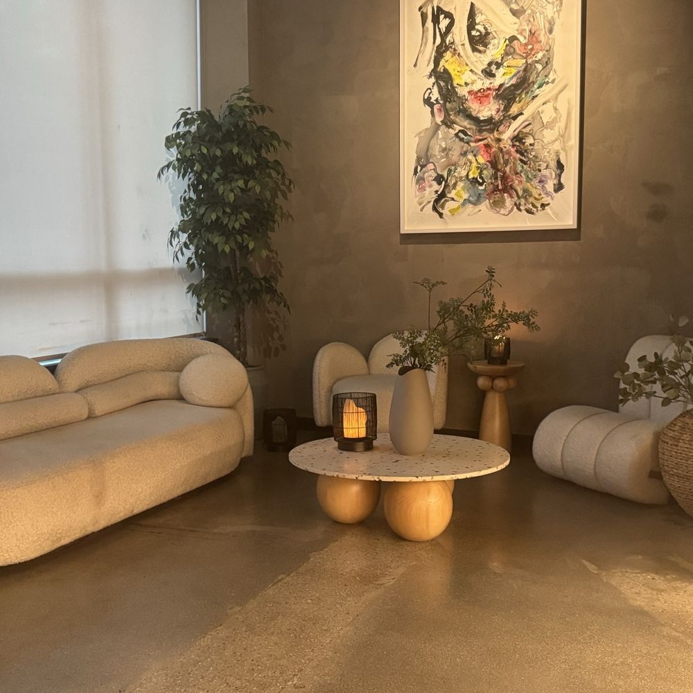 Inside waiting area