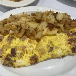 Ham & Cheese Omelette with bacon Ham & Cheese Omelette with bacon