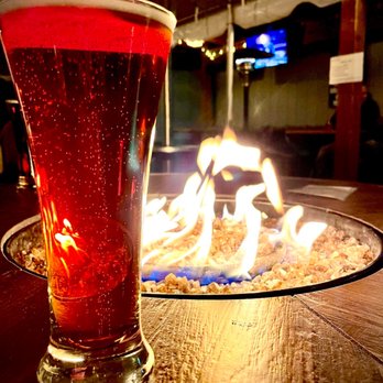 Killarney's Publick House - Outside fire table. - Salad Near Me - Hamilton Township, New Jersey