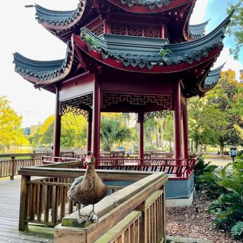 Lake Eola Park - Chinese pagoda at Lake Eola Park - Parks Near Me - Orlando, Florida