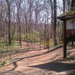 Entrance to trails