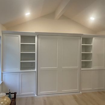 Herreras Custom Cabinets - Murphy bed with storage and closets. - Carpenters Near Me Herreras Custom Cabinets - Murphy bed with storage and closets. - Carpenters Near Me