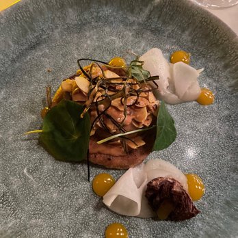 North Pond - Foie Gras spiced almonds - New American Near Me - Chicago, Illinois North Pond - Foie Gras spiced almonds - New American Near Me - Chicago, Illinois