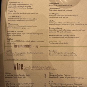 Monkeypod Kitchen - Menu - New American Near Me - Lahaina, Hawaii