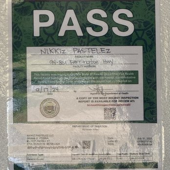 Nikkiz Pastelez - Green Pass! - Food Trucks Near Me - Kapolei, Hawaii