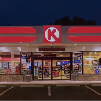 Circle K - the front of the store at night - Convenience Stores Near Me - Costa Mesa, California