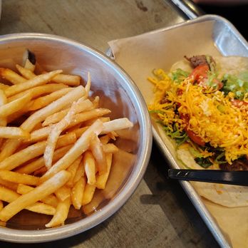 Proudest Monkey - Taco and fries for my kid. - Burgers Near Me - Bryan, Texas