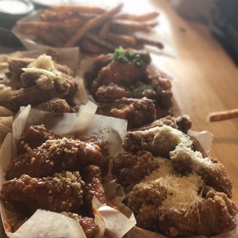 Fire Wings - Salt & Pepper, Peanut  Butter, Thai Chili and Garlic Parm - Chicken Wings Near Me - Sacramento, California