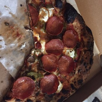 Krust Pizza & Bourbon Bar - This was the veggie pizza with pepperoni added. - Pizza Near Me - Middletown, Connecticut