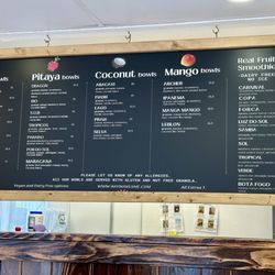 Bay Bowls Bath - Menu