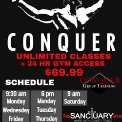 The Sanctuary Gym - CONQUER GROUP TRAINING