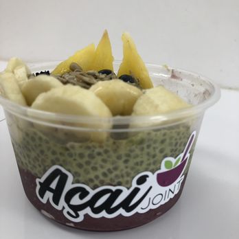 Acai Joint - Baldwin Park - Small Acai bowl with matcha chia pudding - Acai Bowls Near Me - Baldwin Park, California