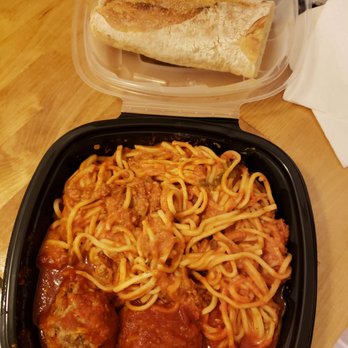 Elena's Cucina - Spaghetti with 2 meatballs on the side. So satisfying - Delis Near Me - Roselle, Illinois
