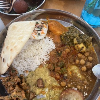 Chai Pani - My plate of curries and daal - Indian Near Me - Decatur, Georgia Chai Pani - My plate of curries and daal - Indian Near Me - Decatur, Georgia
