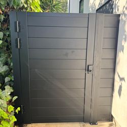 EM Garage Doors And Gate Service - Aluminum pedestrian gate