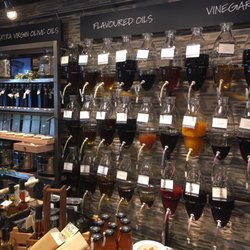 Oil & Vinegar - Main display of oils & vinegars.