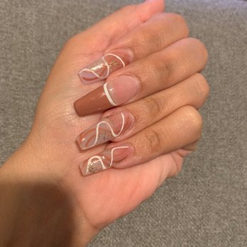 Happy Nails & Beauty Spa - Long acrylic nails - Nail Salons Near Me - Bronx, New York