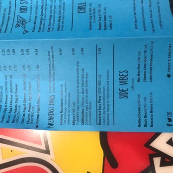 Fuzzy's Taco Shop - Breakfast menu - Mexican Near Me - Maryland Heights, Missouri Fuzzy's Taco Shop - Breakfast menu - Mexican Near Me - Maryland Heights, Missouri
