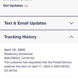 Redelivery rescheduled SAME DAY. Redelivery rescheduled SAME DAY.