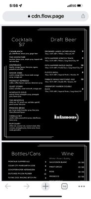Menu photo 1 The Infamous Long Island City, NY Menu photo 1 The Infamous Long Island City, NY