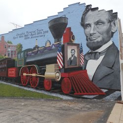 Lincoln's Funeral Train - Added to the town to celebrate 150th anniversary of the event